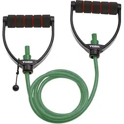 Еспандер трубчастий з ручками York Fitness 13-16кг, зелений