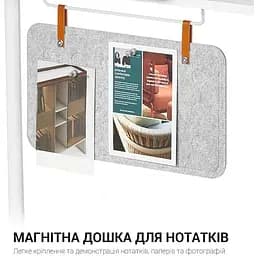 Настільна полиця-органайзер OfficePro DS253WW White/Wood (DS253WW) - мініатюра 4