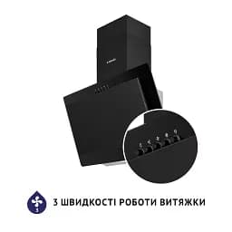 Витяжка декоративна похила Minola HDN 6124 BL LED - мініатюра 6