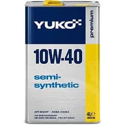 Автомобільна моторна олива Yuko SEMISYNTHETIC 10W-40 4л (4820070240153)