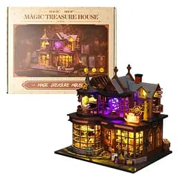3D конструктор Румбокс Чарівний будинок зі скарбами своїми руками, світлові ефекти