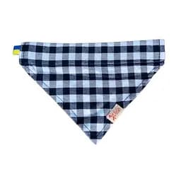 Нашийник-бандана для собак Diego біло-чорна, l