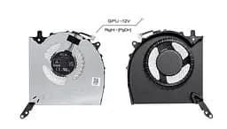 Вентилятор Lenovo кулер 12V для моделей ноутбука Legion Pro 5, 16IRX8 82WK (GPU) DFSCL12E16486Y, 12V, 4pin