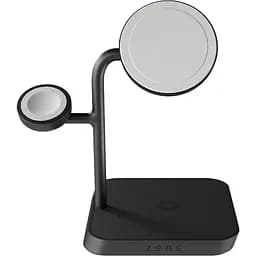 Бездротовий зарядний пристрій Zens 4 in 1 MagSafe + Watch Wireless Charging Station Black (ZEAPDC01/00)