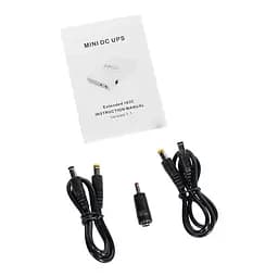 Джерело безперебійного живлення Mini UPS WGP UPS103A White 10400mAh 5V/9V/12V, Li-ion 4*2.6Ah, для роутера та оптичного терміналу (42-00256) - мініатюра 6