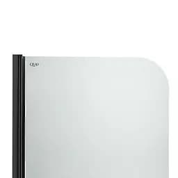 Шторка для ванни Qtap Standard BLM407513APL скло Pear 6 мм, 75x130 см, ліва, Ліва, матовий, Черный матовый - мініатюра 3