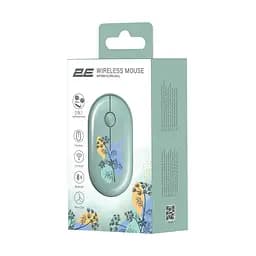 Комп'ютерна миша 2E MF300 FLORA:DILL Silent WL BT зелений teh0014092 - мініатюра 6