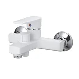 Змішувач для ванни з лійкою Plamix Oscar-009 Euro SET white PM0699 Білий