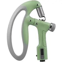 Еспандер кістьовий з лічильником PowerPlay PP-4403 з регульованим навантаженням 10-100 кг, Зелений (PP_4403_Green)