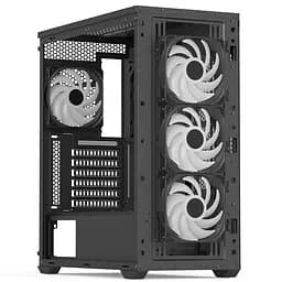 Корпус AeroCool D502A-G-BK-v1 (ACCM-DS02043.11) Black без БЖ - мініатюра 2