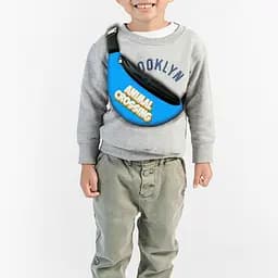 Сумка-бананка  "Animal Crossing New Horizons" с  принтом ,32х15см,детская,молодежная (00031)