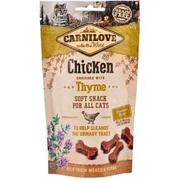 Лакомство Carnilove Cat Semi Moist Snack для кошек курица и тимьян 50 г