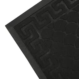 Килимок придверний Eco Fabric Луска з кромкою чорний 40 х 60 см (4060-101) - мініатюра 6