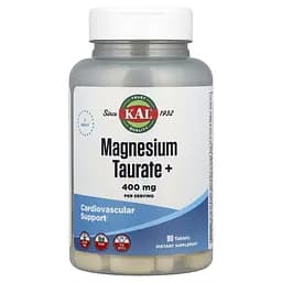 Таурат магнію KAL Magnesium Taurate+ 400 mg, 90 таблеток