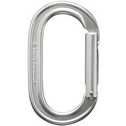 Карабін без муфти Black Diamond Oval Keylock Сріблястий