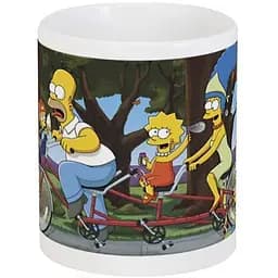 Кухоль GeekLand Сімпсони на тандемі The Simpsons CP 03.145 330 мл білий