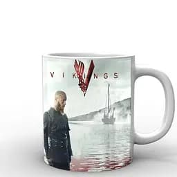 Кухоль GeekLand Вікінги Vikings Лагерта, Ролло, Рагнат VK.02.006 330 мл білий - мініатюра 3