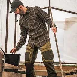 Сорочка Seeland Glen Flannel Shirt M Pine green check - мініатюра 6