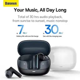 Навушники Baseus Bowie M2s True Wireless Earphones NGTW350101 чорні - мініатюра 6