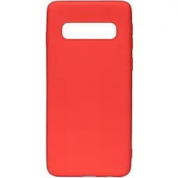 Чохол-накладка Toto 1 mm Matt TPU Case Samsung Galaxy S10 Red