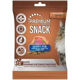 Лакомство для кошек happyOne Premium Cat Snack Salmon and Tuna с лососем и тунцем 50 г