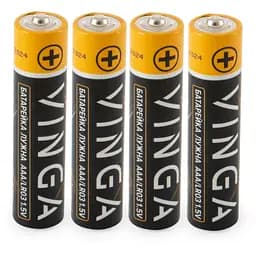 Батарейка Vinga AAA LR03 Alkaline 4pcs Blister (VJABAAA4)