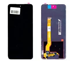 Дисплей Huawei P30 Lite (48MP)/Nova 4e 2019 чорний + рамка