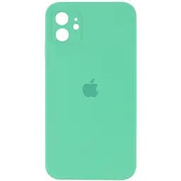 Чехол Epik Silicone Case Square Full Camera Protective AA для Apple iPhone 11, 6.1 Зеленый/Spearmint