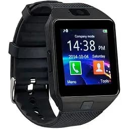 Розумний годинник Smart Watch DZ09 з крокоміром Black (sw002-hbr)