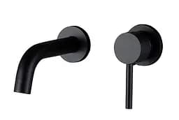 Смеситель для раковины VBI Milano black скрытого монтажа VBI-050102BL Черный матовый