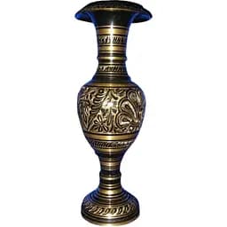 Ваза бронзова чорна 31х11х11 см