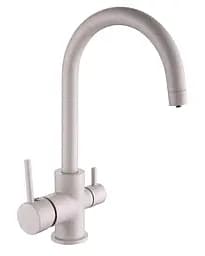 Смеситель для кухни с подключением питьевой воды Imprese Daicy-U 55009-UG Коричневый