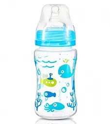 Пляшка для годування BabyOno, 240 мл, синій (403)