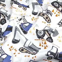 Дитяча постільна білизна Cosas BUILDER TRUCKS CS3 110х140см (BuilderTrucks_11Honey_140) - мініатюра 10