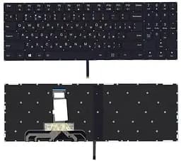 Клавіатура для ноутбука Lenovo Legion (Y520, Y520-15IKB) Black з підсвічуванням (White Light), (No Frame)
