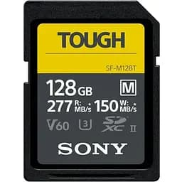 Карта памяти Sony 128 GB SDXC C10 UHS-II U3 ​​V60 SFM128T.SYM