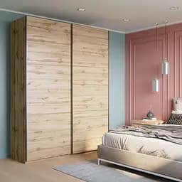 Шафа купе Doros G-Caiser Дуб Евок 2 ДСП / 3 частини 180х60х240 (80737748) - мініатюра 3