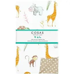 Підковдра Cosas Africa Zoo полуторна 155х215 см (AfricaZoo_DotsBeige_155q)
