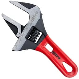 Ключ розвідний Ultra з тонкими губками укорочений 155 мм 0-41 мм CrV (4100232)