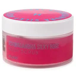 Шелковистый розовый скраб для тела с экстрактом Ашваганды Hillary Ashwagandha Silky Rose Scrub 200 мл