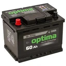Автомобільний акумулятор Optima 6СТ-60 (+/-)  12В 60Ач 570А