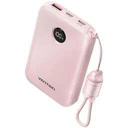 Павербанк Vention Pink 10 000 mAh / 22.5 Вт (FKAP0-C)