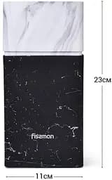 Колода-підставка для ножів Marble пластик Fissman 11х23 см kuh0007460 - мініатюра 3
