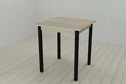 Стол кухонный Ferrum-decor Диего 75x90x90 Черный ДСП Сонома 16мм (FRD-106318)