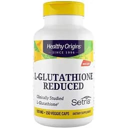 Естественная добавка Healthy Origins L-Glutathione Reduced 500 mg 150 вегакапсул