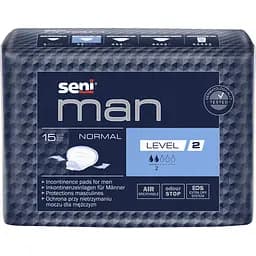 Прокладки урологические Seni Man Normal Level 2 для мужчин 15 шт.
