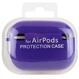Силіконовий футляр з мікрофіброю для навушників Airpods Pro 3 Фіолетовий / Ultra Violet - мініатюра 5