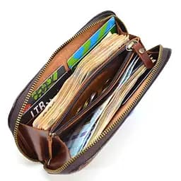 Чоловічий шкіряний клатч TARWA 20х9х2.5 см sum0026293 - мініатюра 4