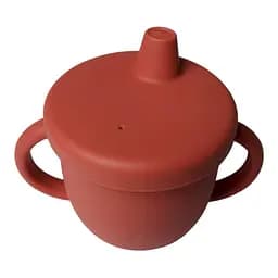 Поильник силиконовый непроливайка oldbro 150ml red