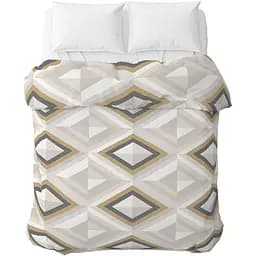 Пододеяльник Home Line Калейдоскоп бязь 145х215 см бежево-серый (174448)